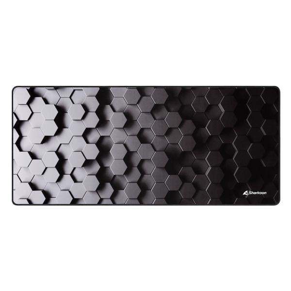 MOUSE PAD GAMING SHARKOON SKILLER SGP30 HEX XXL TELA Y GOMA 4044951032198