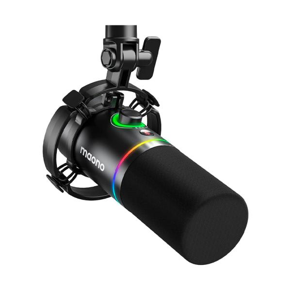 micrófono GAMING RGB MAONO PD200X USB / USB-C / XLR dinámico DUAL