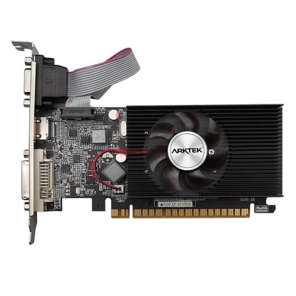 TARJETA DE VIDEO ARKTEK GEFORCE GT610 2GB 64 BITS DDR3 810 MHZ AKN610D3S2GL1