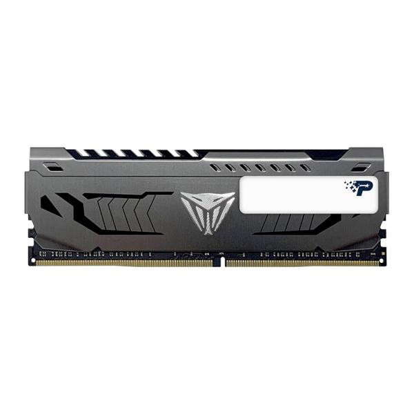 MEMORIA RAM PC 16GB PATRIOT PVS416G320C6 V4S DDR4 3200 MHZ CL16 1.35 V VIPER 4 STEEL. DISIPADOR ALUMINIO. XMP 2.0 DIMM 288 PINES