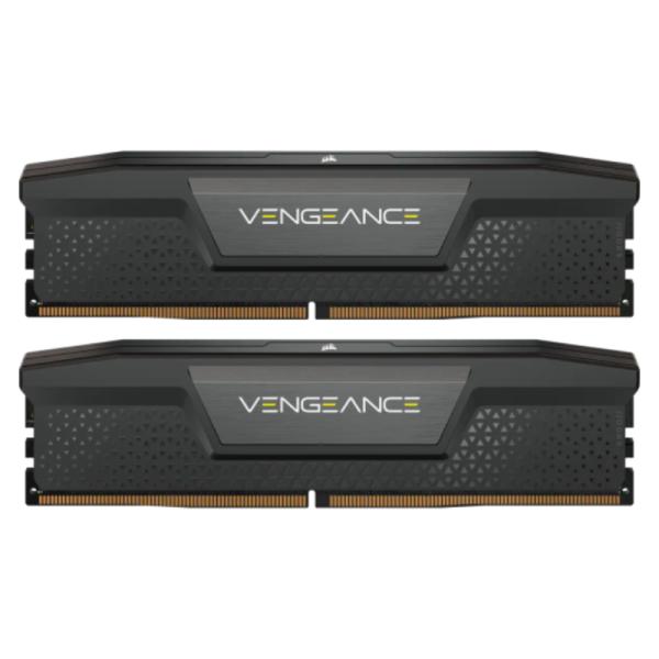 MEMORIA RAM PC 16GB (2x8GB) CORSAIR CMK16GX5M2B5200C40 DDR5 5200 MHZ CL40 1.25 V VENGEANCE. XMP 3.0 NEGRO DIMM 288 PINES