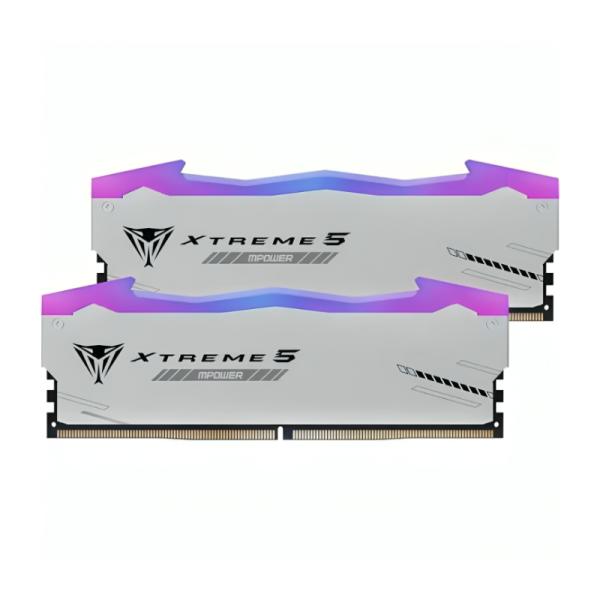 MEMORIA RAM PC  32GB PATRIOT VIPER XTREME 5 RGB PVXR532G64C32KM DDR5 6400 MHZ CL32 1.4 V NEGRO DIMM 288 PINES