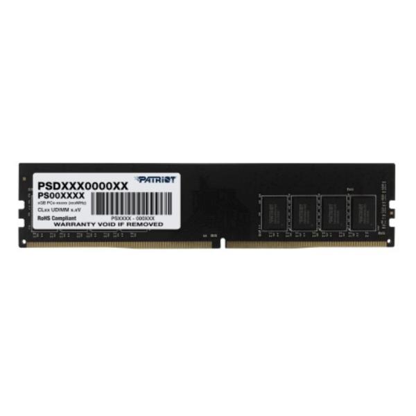 MEMORIA RAM PC 8GB PATRIOT SIGNATURE LINE UDIMM DDR5 4800MHz CL40 1.1V PMIC On Die ECC Sensor térmico PSD58G480041S
