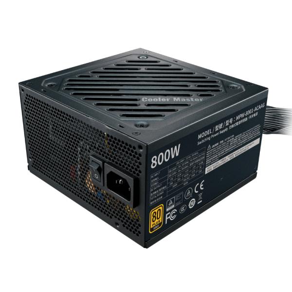 FUENTE DE PODER COOLER MASTER G800 GOLD PLUS 800W NO MODULAR ATX MPW-8001-ACAAG-U2