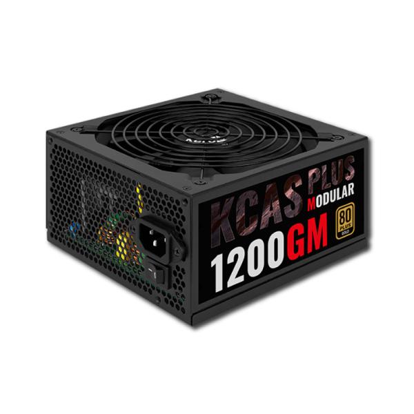 FUENTE DE PODER AEROCOOL KCAS PLUS 1200M 1200W 80 PLUS BRONZE SEMI MODULAR ATX ACPG-KPK2FUC.12