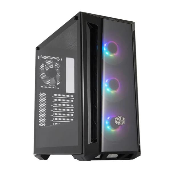 CASE GAMING RGB COOLER MASTER MASTERBOX MB520 MID TOWER VENTILADORES 4 DE 120MM CON VIDRIO LATERAL MCB-B520-KGNN-RGA