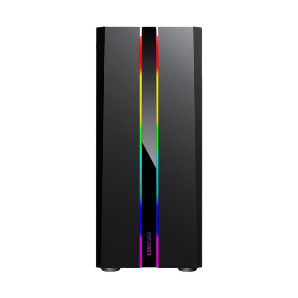CASE GAMING RGB EAGLE WARRIOR TLALOC CG05R CG05RDRA001C MID TOWER SIN ventilación INCLUIDA CON VIDRIO LATERAL Y TIRA RGB