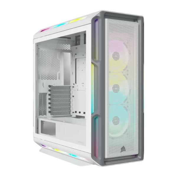 CASE GAMING RGB CORSAIR iCUE 5000T MID TOWER VENTILADORES 3 DE 120MM CON VIDRIO LATERAL CC-9011231-WW