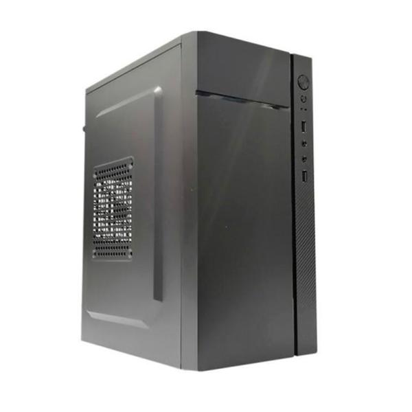 CASE CM03KTRA001C MINI TOWER SIN ventilación INCLUIDA CON PANEL LATERAL Y CON FUENTE DE PODER 600W
