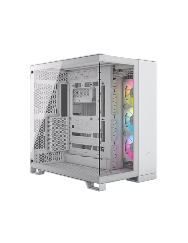 CASE GAMING RGB CORSAIR ATX iCUE LINK 6500X MID TOWER VENTILADORES 3 DE 120M CON VIDRIO LATERAL CC-9011270-WW
