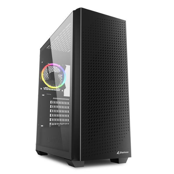 CASE GAMING RGB SHARKOON VS9 MID TOWER VENTILADORES 3 DE 120MM CON VIDRIO LATERAL Y MALLA FRONTAL 4044951039111