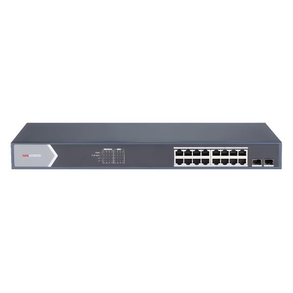 SWITCH HIKVISION DS-3E1518P-EI/M(O-STD) 16 PUERTOS GIGABIT POE / 1 PUERTO GIGABIT RJ45 / 1 PUERTO SFP ADMINISTRABLE 301802748