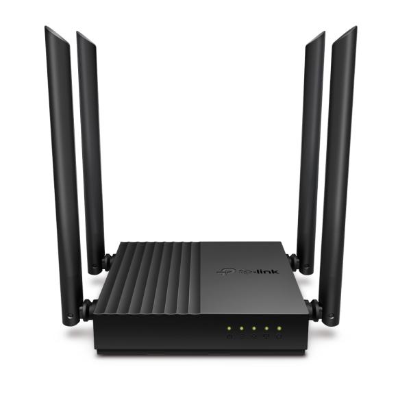 ROUTER TP LINK ARCHER C64 2.4 GHZ 5 GHZ AC1200 MU MIMO GIGABIT PUERTOS LAN / WAN