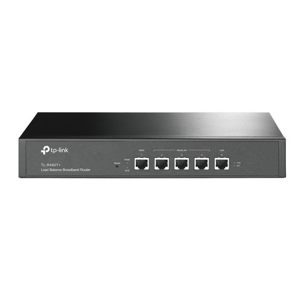 ROUTER TP LINK LOAD BALANCE BROADBAND ROUTER PUERTOS WAN / LAN TL-R480T+ UN