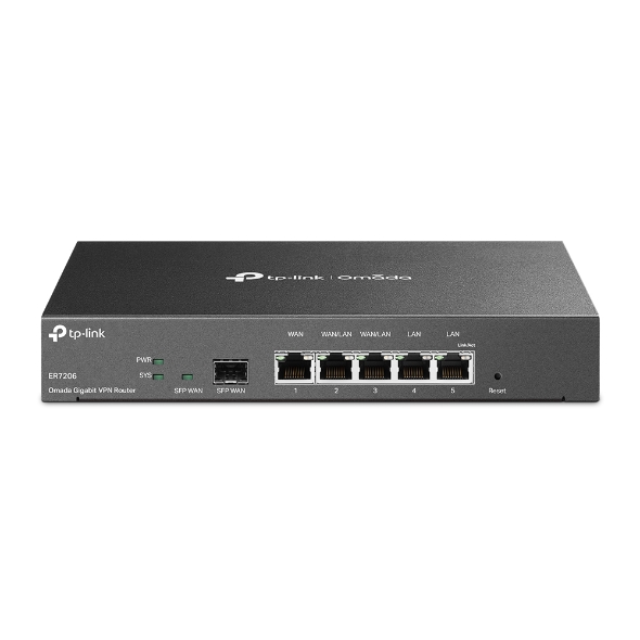 ROUTER TP LINK ER7206 UN OMADA GIGABIT VPN PUERTOS WAN/LAN WAN / LAN