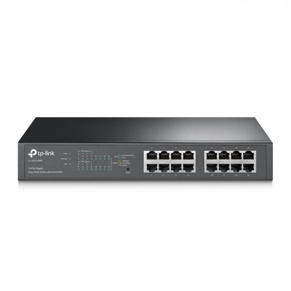 SWITCH TP LINK TL-SG1016PE 16 PUERTOS GIGABIT SMART POE 10/100/1000 MBPS ADMINISTRABLE