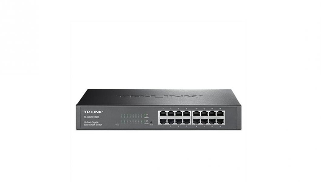 SWITCH TP LINK TL-SG1016DE 16 PUERTOS GIGABIT 10/100/1000 MBPS EASY SMART MANAGED ADMINISTRABLE