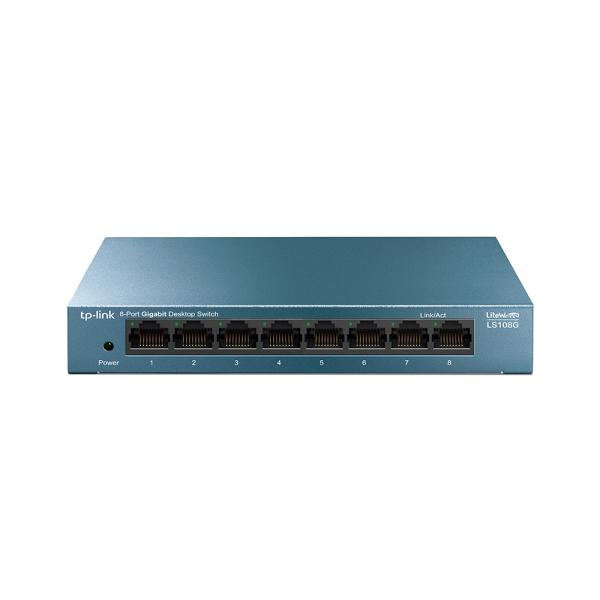 SWITCH TP LINK LS108G 8 PUERTOS GIGABIT 10/100/1000 MBPS NO ADMINISTRABLE