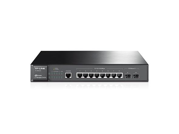 SWITCH TP LINK TL-SG3210 8 PUERTOS GIGABIT + 2 PUERTOS SFP JETSTREAM SMART MANAGED ADMINISTRABLE