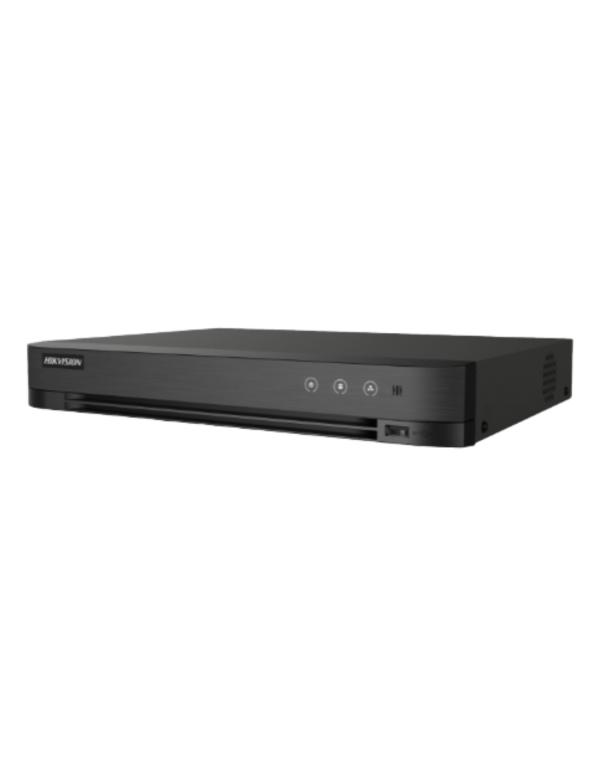 GRABADORA DVR HIKVISION IDS-7204HUHI-M1 4 CANALES HASTA 8 MP / 4K HASTA 10 TB (1 SATA) ACUSENSE H.265 PRO+