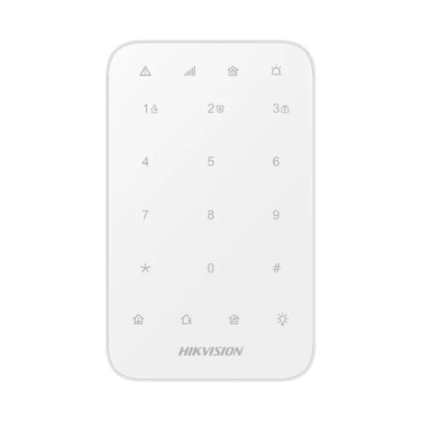 TECLADO LED INalámbrico HIKVISION AXPRO DS-PK1-E-WB 433MHZ 900M RF batería