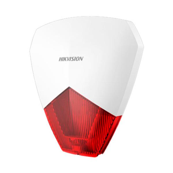 SIRENA HIKVISION CABLEADA AX HYBRID 30CM SOUND AND LED LIGHT DS-PS1-R