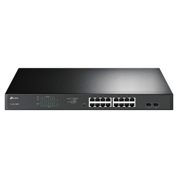 SWITCH TP LINK TL-SG1218MPE 16 PUERTOS GIGABIT PoE+ + 2 PUERTOS SFP EASY SMART MANAGED ADMINISTRABLE