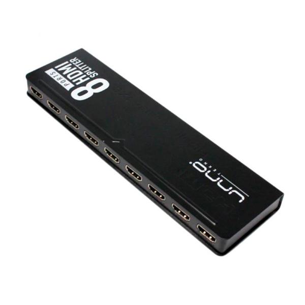 SPLITTER UNNO TEKNO HDMI 4K 8 PUERTOS HB1206BK