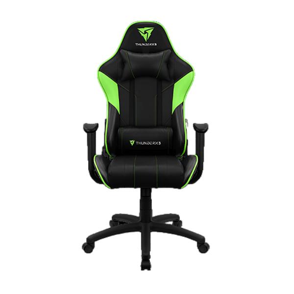 SILLA  THUNDERX3 EC3-BLACK-GREEN(STEEL BASE) TEGC-2027101.G3