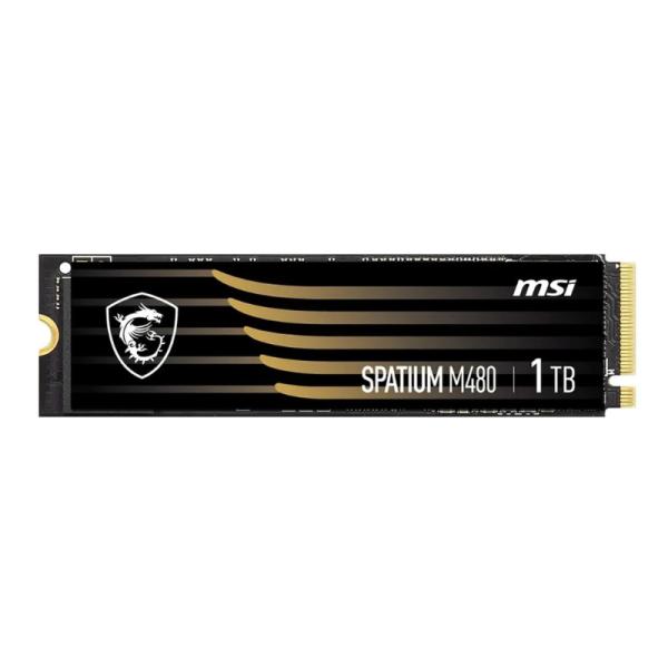 HD INTERNO SOLIDO 1TB MSI SPATIUM M480 PRO M.2 2280 PCIE GEN4 X4 7400MB/S / 6000MB/S S78-440L1G0-P83