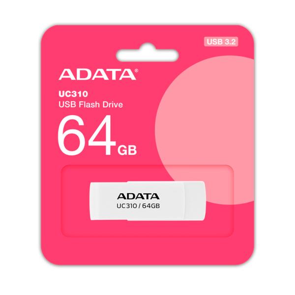 MEMORIA USB 64 ADATA UC310 USB-A 3.2 GEN 1 UC310-64G-RWH