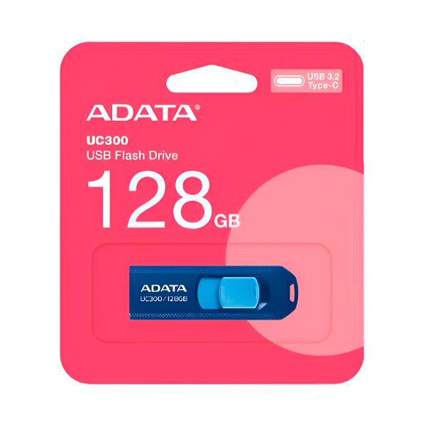 MEMORIA USB 128GB ADATA UC300 USB-C 3.2 GEN 1 ACHO-UC300-128G-RN/BU