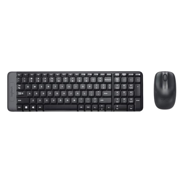 TECLADO Y MOUSE LOGITECH MK220 MEMBRANA INalámbrico 2.4 GHZ ESPAñOL 920-004430