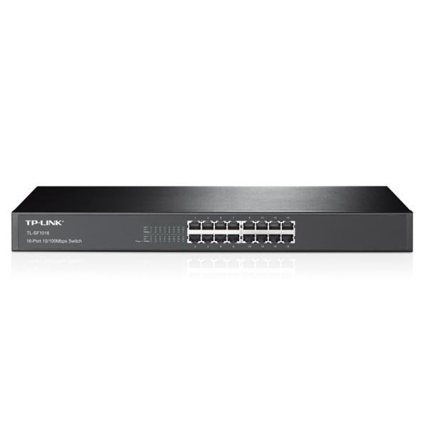SWITCH TP LINK TL-SF1016 16 PUERTOS FAST ETHERNET 10/100 MBPS NO ADMINISTRABLE