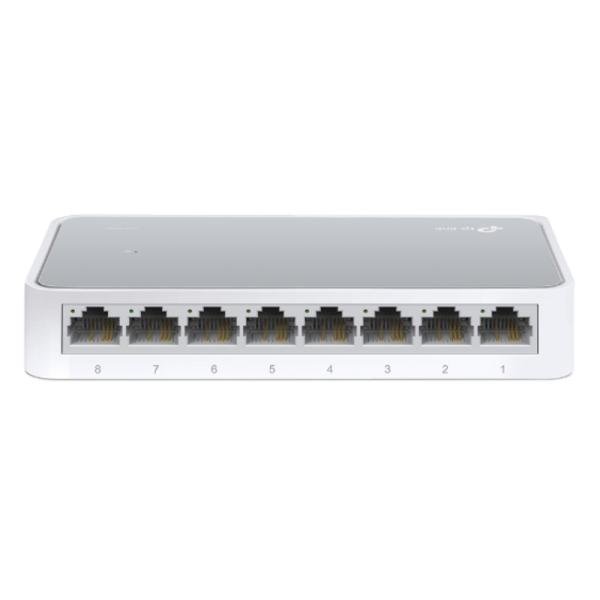 SWITCH TP LINK TL-SF1008D 8 PUERTOS FAST ETHERNET 10/100 MBPS NO ADMINISTRABLE