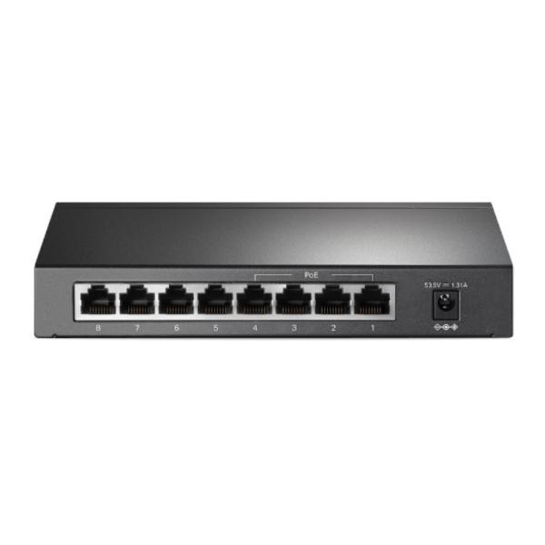 SWITCH TP LINK TL-SG1008P 8 PUERTOS GIGABIT 10/100/1000 MBPS 4 PUERTOS PoE+ NO ADMINISTRABLE