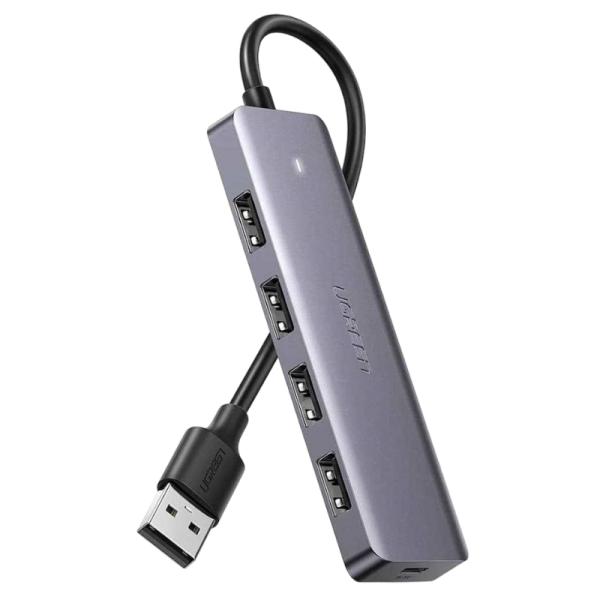 HUB UGREEN CM219 5 EN 1 USB-A 4 PUERTOS USB-A Y 1 PUERTO USB-C 5GBPS 50985