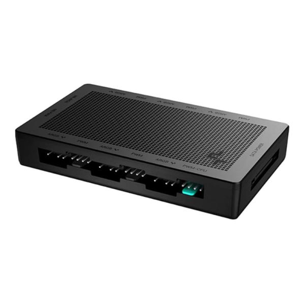 HUB PARA VENTILADORES RGB DEEPCOOL SC790 PWM+ARGB-6+6 PUERTOS R-SC790-BKNSNN-G