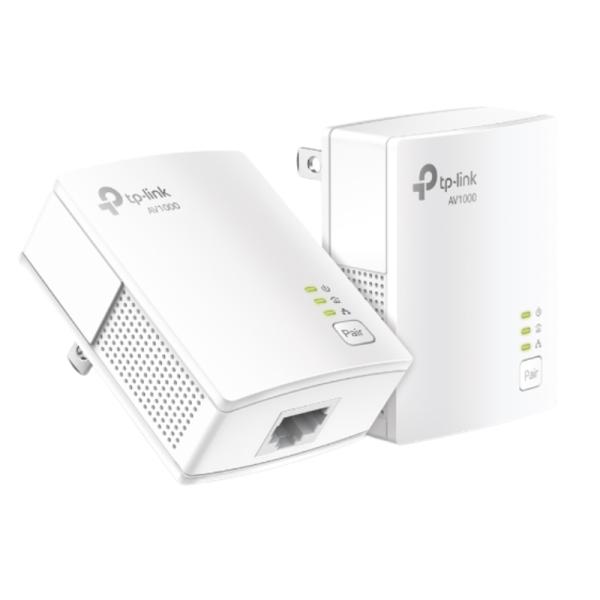 ADAPTADOR TP LINK TL-PA7017 KIT AV1000 GIGABIT POWERLINE STARTER KIT ETHERNET / RED eléctrica 1000 MBPS TL-PA7017 KIT(US)