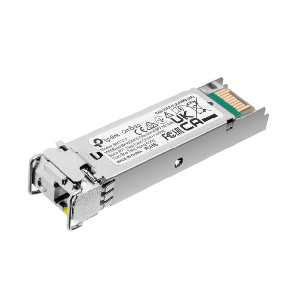 ADAPTADOR FIBRA MONOMODO TP LINK SM321B(UN) OMADA 1000MBPS BX WDM BIDIRECCIONAL SFP MODULE (E)
