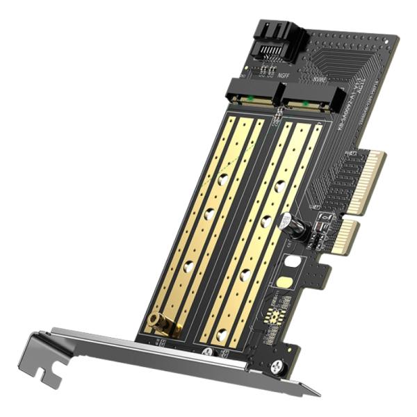 ADAPTADOR UGREEN CM302 M2 NVME / M2 SATA PCIE 3.0 X4 HASTA 32GBPS 70504