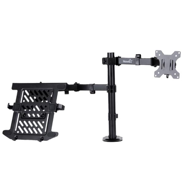 SOPORTE DE ESCRITORIO PARA MONITOR Y LAPTOP NOVA FDBM2008001C 14 PULG-32 PULG VESA 75X75 100X100 8KG