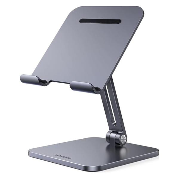 SOPORTE DE ESCRITORIO UGREEN LP134 PARA TABLET MULTIñNGULO ALUMINIO COMPATIBLE HASTA 12.9 PULG 40393
