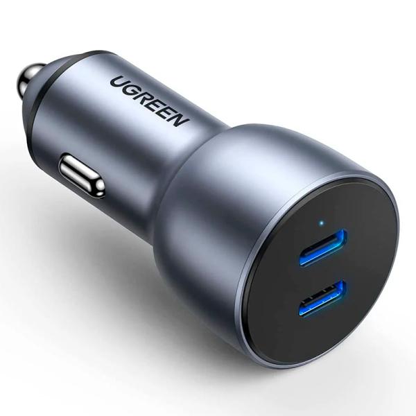 CARGADOR DE CARRO UGREEN CD213 USB-C CARGA RAPIDA 70594