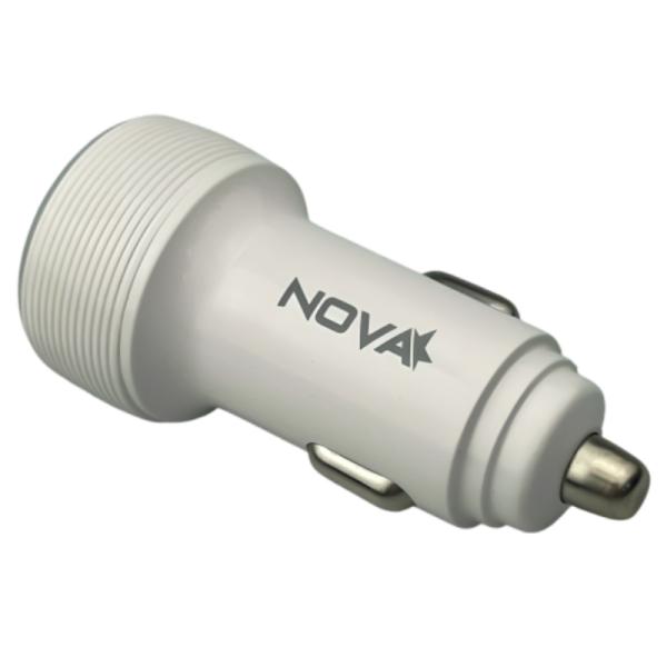 CARGADOR DE CARRO NOVA PA036EBC001C 36W 1 PUERTO USB-C Y 1 PUERTO USB-A CARGA RAPIDA