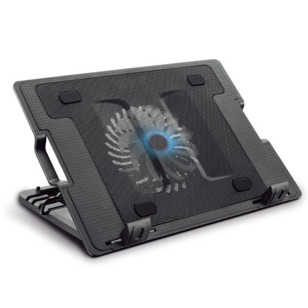 BASE ENFRIADORA PARA LAPTOP NOVA FHC78800002C COMPATIBILIDAD 15.6 PULG / 2 PUERTOS USB CON VENTILADOR DE 125MM