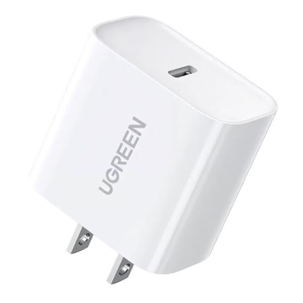 CARGADOR DE PARED UGREEN CD137 20W PUERTO USB-C CARGA RAPIDA 60449