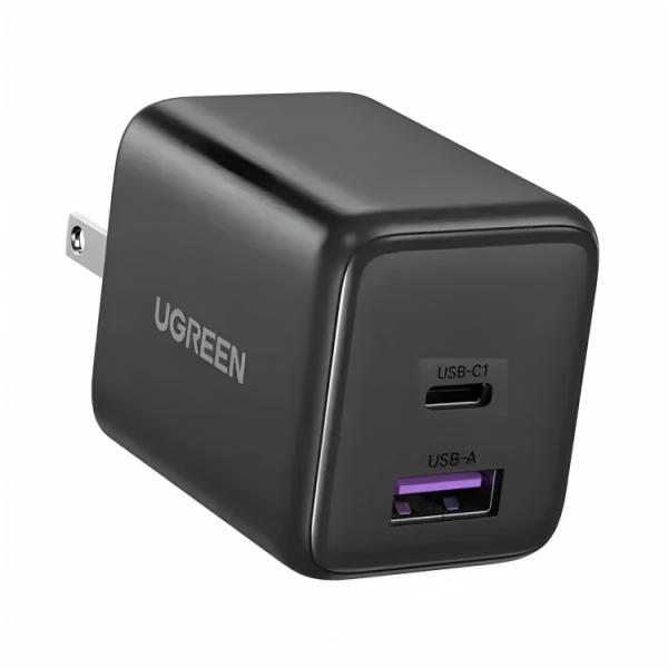 CARGADOR UGREEN X516 30W 2 PUERTOS CARGA RAPIDA 65025