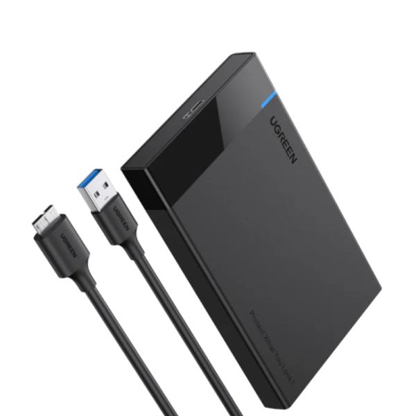 ENCAPSULADOR UGREEN US221 SATA III A USB 3.0 HDD/SSD 2.5 PULG 30848