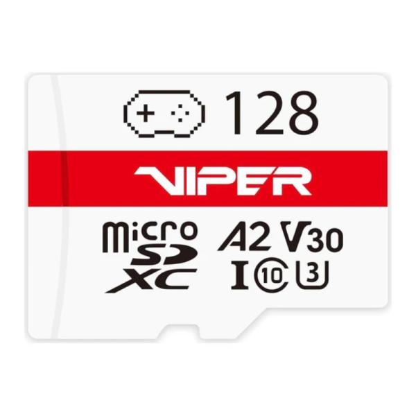 MEMORIA MICRO SDXC 128GB PATRIOT VIPER PV128GGM32MCX 100 MB/S 90 MB/S PARA cámaras Y DRONES